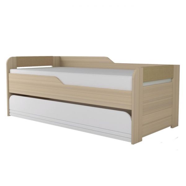 Кровать 2-х уровневая «Стиль 900.1», 1900 ? 900 мм, 1800 ? 800 мм, цвет туя светлая / лайм