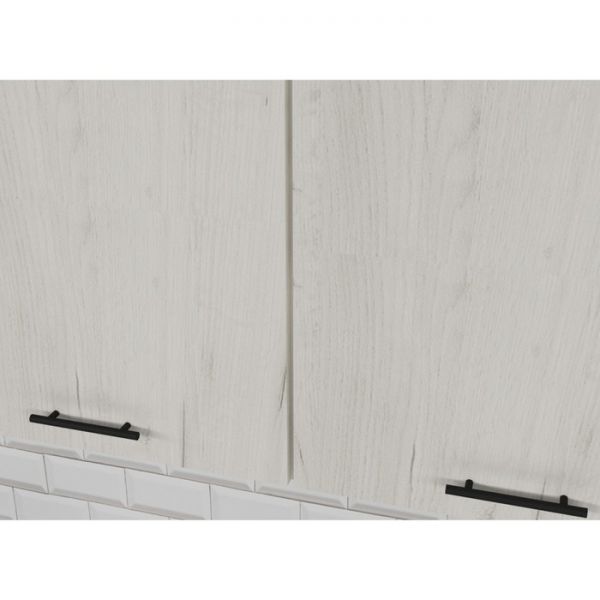 Кухонный гарнитур Сиена нормал 1500х600 Белый/Сосна/Дуб грей, бетон темный