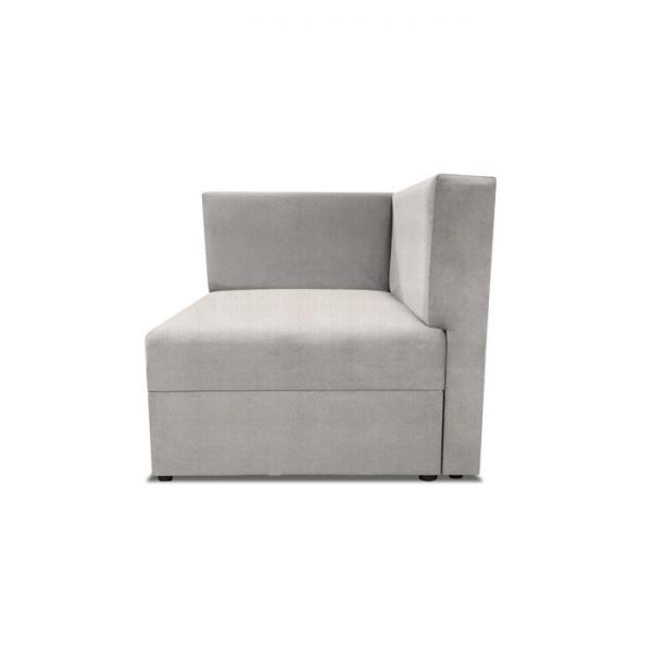 Диван модульный прямой «Бергамо», две секции, велюр, цвет shaggy linen / shaggy grafit