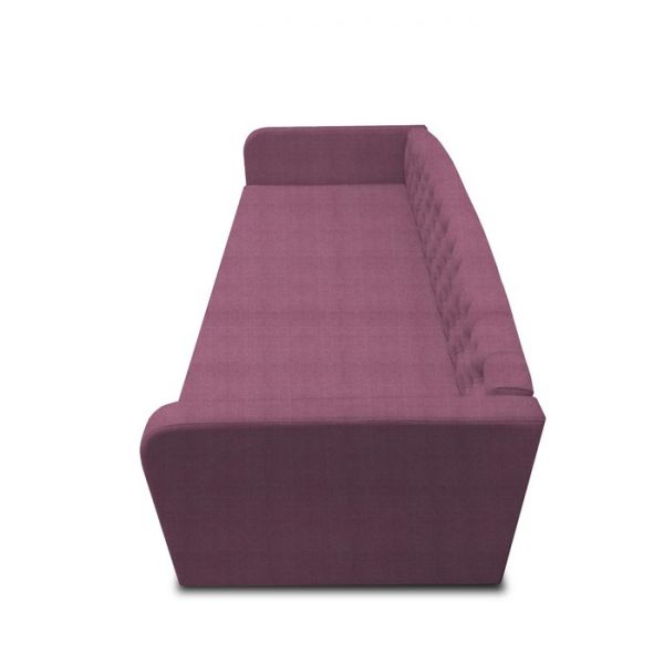 Диван-кровать с каретной стяжкой «Гарвард 2», велюр, цвет shaggy wine