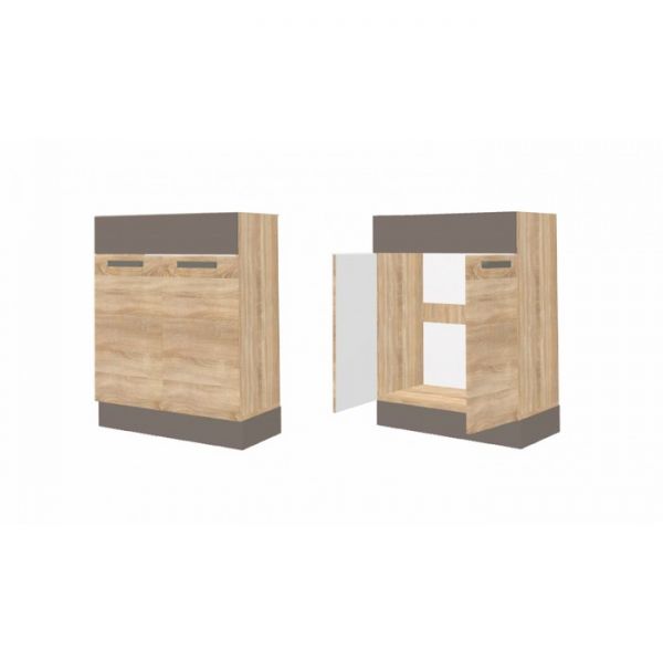 Кухня «Николь» со столешницей, размер 1.6 м, материал ЛДСП, цвет сонома / латте