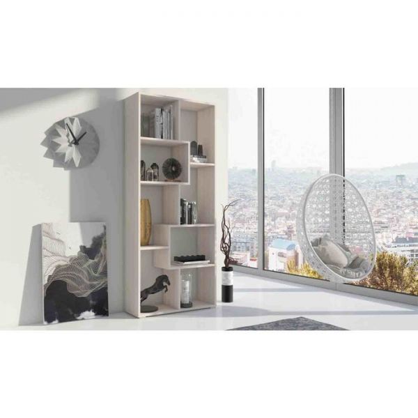 Стеллаж «Матрица», 684 ? 250 ? 1620 мм, цвет дуб молочный