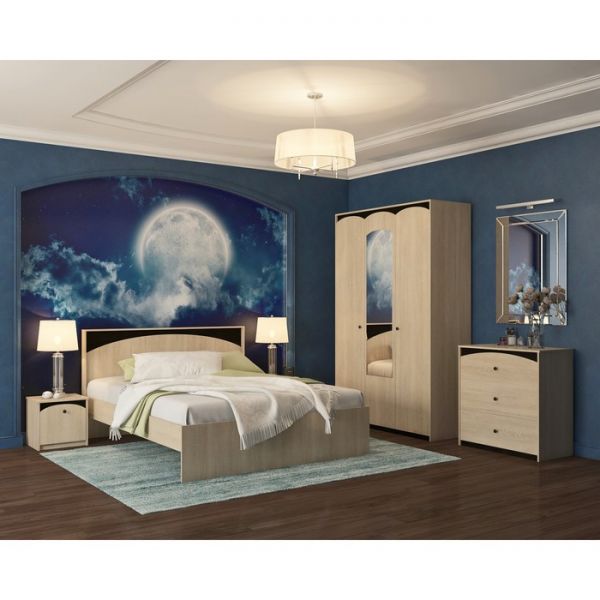 Комод с 3-мя ящиками «Ева», 840 ? 438 ? 872 мм, цвет дуб сонома / дуб венге