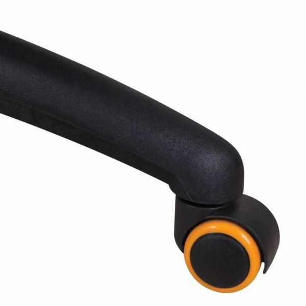 Кресло игровое BRABIX "GT Master GM-110", две подушки, экокожа, черное/желтое, 531927