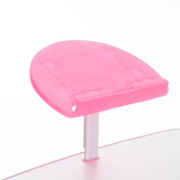 Растущая парта со стулом S03, розовая, ростовая группа №3-4