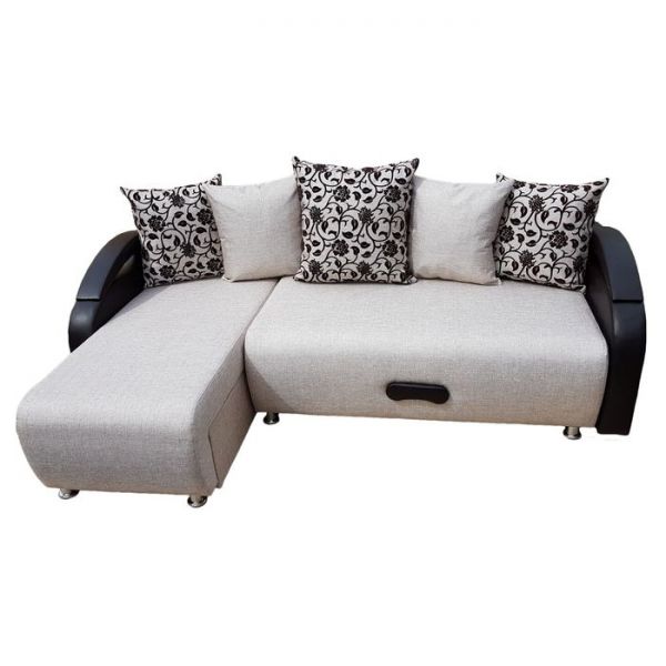 Диван угловой «Юпитер», обивка «аслан серый»