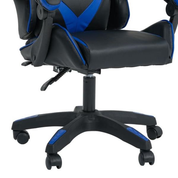 Кресло игровое SL™ DRAGON YS-900, чёрно-синее