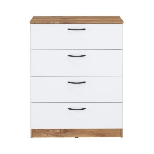 Комод «Сеул», 800 ? 450 ? 1004 мм, цвет дуб кельтик / белый