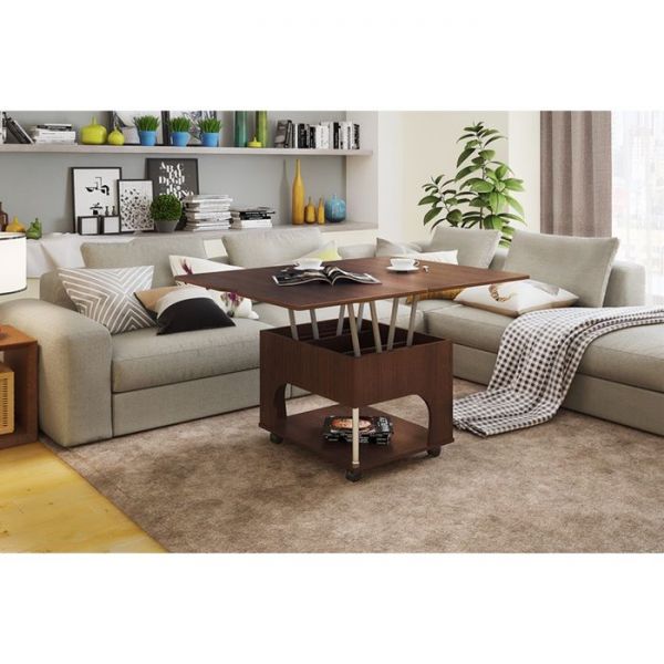 Стол-трансформер "Ричмонд", 520(897)х900(620)х1240 мм, венге