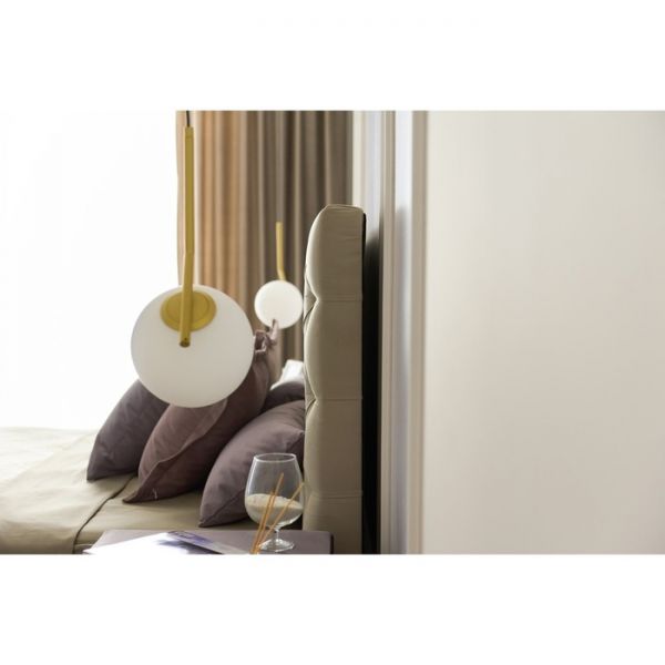 Кровать «Купол тысячелетия» без ПМ, 1400 ? 2000 мм, ортопедическое основание, velutto 01