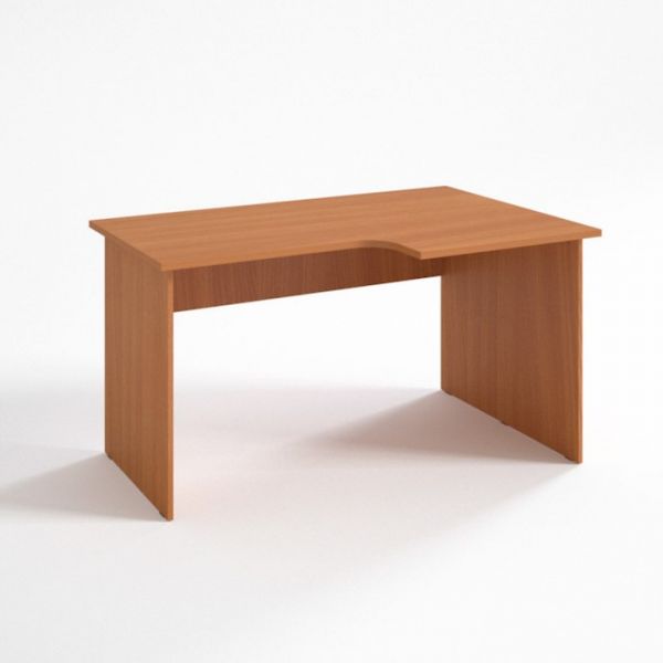 Стол угловой правый СП14.9.7, 1400х900/680х750 мм, белый шагр