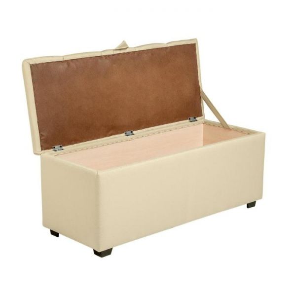 Пуф Осло 1000х400х410 Рогожка CREAM