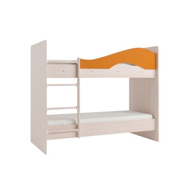 Кровать 2-х ярусная 800х1900 венге/млечный дуб