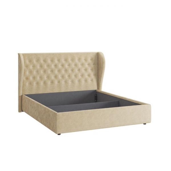 Каркас кровати Жасмин 1600х2000 велюр какао