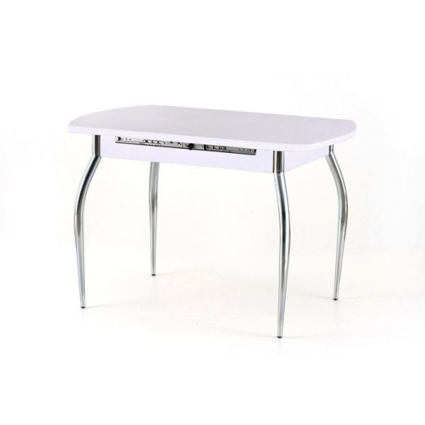 Стол раздвижной «Вегас-1.5», 1100(1450) ? 700 ? 750 мм, цвет белый