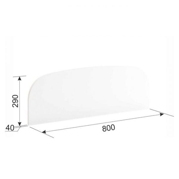 Детский гарнитур Фэнтези №1 (Комплект 8 предметов) белый рамух