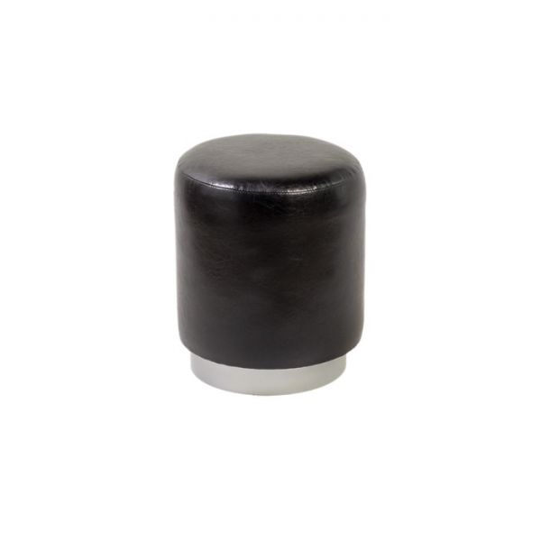 Пуф САНТАЛ  390х390х460 Аттика шоколад/серая опора