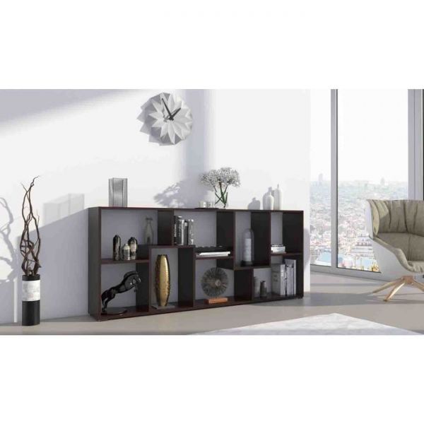 Стеллаж «Матрица», 684 ? 250 ? 1620 мм, цвет дуб молочный