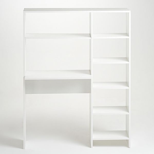 Стол компьютерный Эрнест-1, 1080х400х1410, Белый