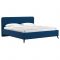 Кровать Миа, 1800х2000, ортопедическое осн+ПМ, Аватар/Темно-синий сапфирововый