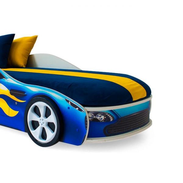 Цветной чехол Бельмарко для матраса Бондмобиль синий