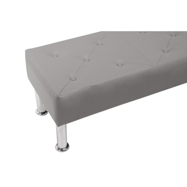 Скамья Марк 1510х400х490 серый