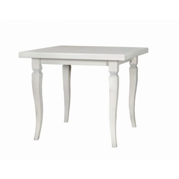 Стол кухонный 900х900х750 бук/цвет покраски белый патина золото