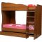 Кровать детская двухъярусная «Юниор-2», 2042 ? 1160 ? 1800 мм, цвет орех гварнери