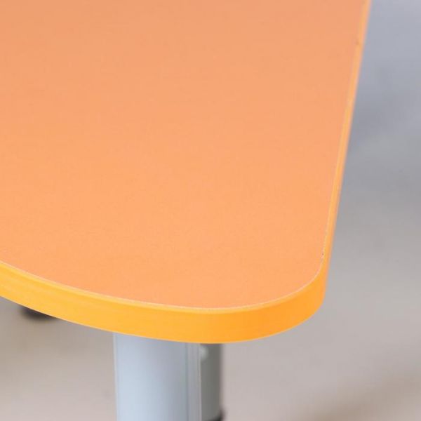 Стол "Лепесток" на м. ножках D1400х460-580 , ЛДСП  цветной