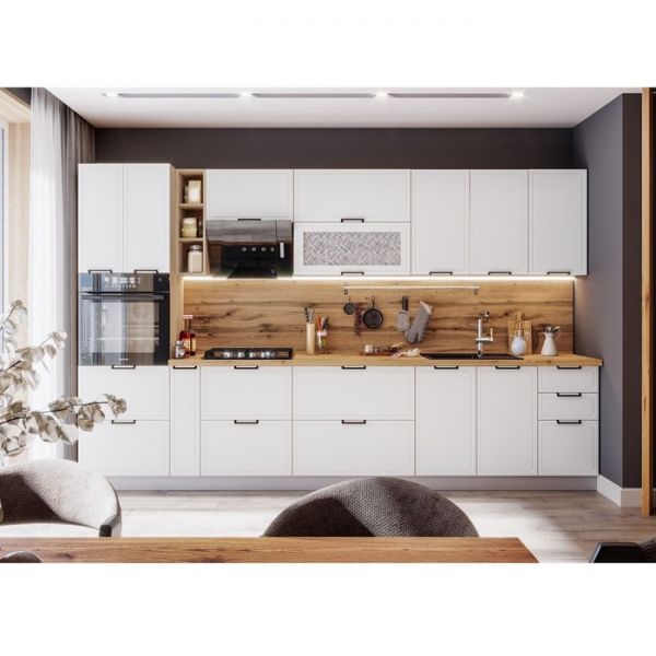 Шкаф навесной Квадро 600х310х720 Дуб сонома/Нубук Милк