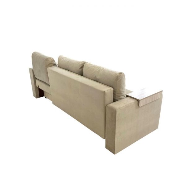Диван-трансформер «Леон», механизм еврокнижка, ППУ, цвет бежевый