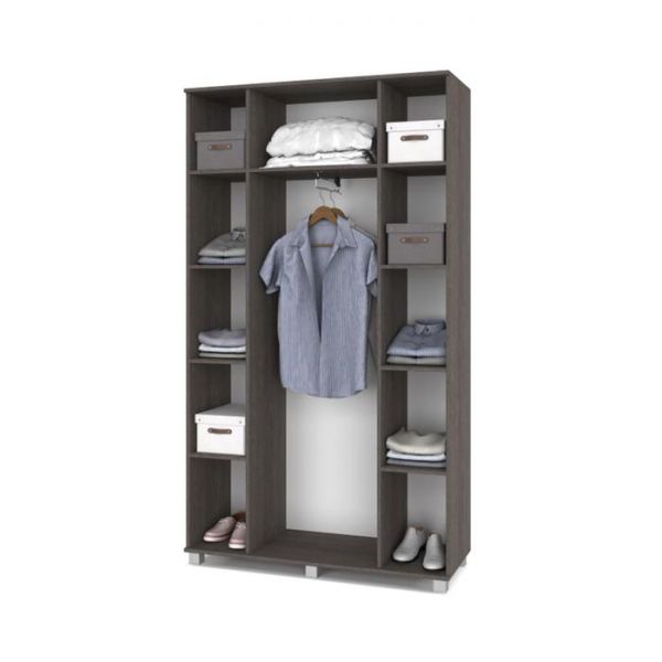 Шкаф четырёхстворчатый Карина К41 1200x420x2100  Анкор темный/светлый