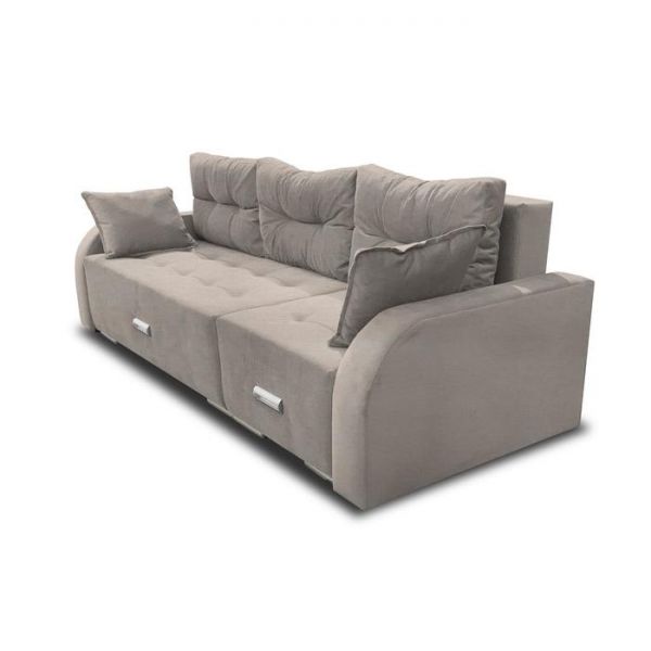 Диван трансформер «Милан», с выдвижным углом, пантограф, рогожка, цвет savana plus beige