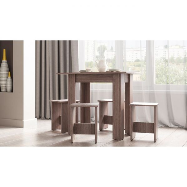 Обеденная группа ОГ-1 750х900х600 Ясень Шимо Темный