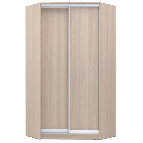 Угловой шкаф-купе Хит-У-23-4-11, 2300х1103х1103 ЛДСП Белый