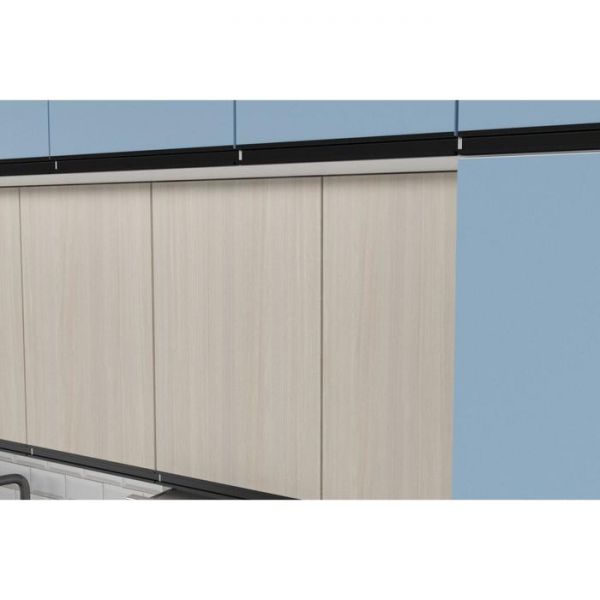 Кухонный гарнитур Соната люкс 3000х600 Ясень шимо светлый,Капри/Белый