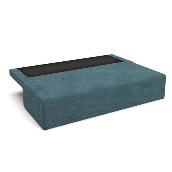 Диван «Алиса 2», еврокнижка, рогожка, цвет savana plus denim / savana plus ivory