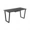 Стол АТЛАНТ-12  1300/1800х800х760 Камень Черный/Опора Атлант чёрная матовая