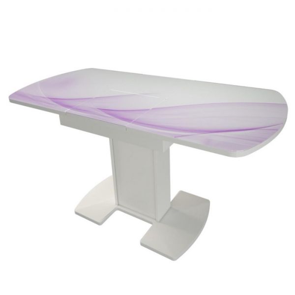 Стол «Соло», раздвижной, 1100(1450) ? 700 ? 760, стекло, цвет венге/319190186