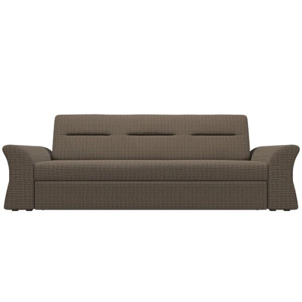 Прямой диван «Клайд», механизм дельфин, рогожка, цвет бежевый