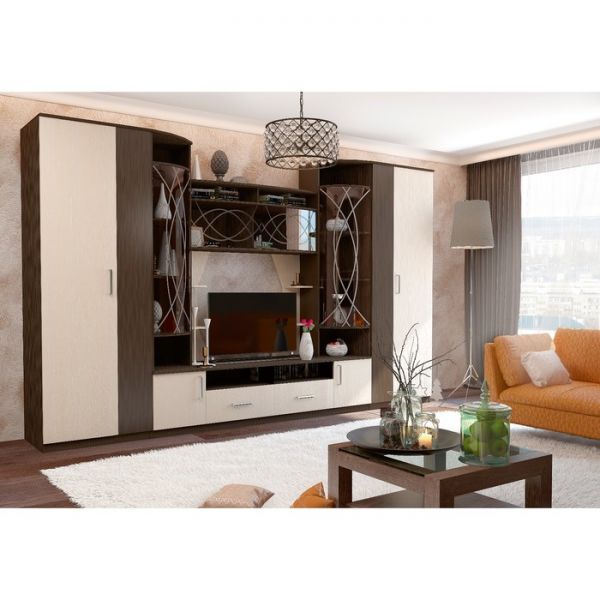 Гостиная «Атланта», без зеркал, цвет дуб венге