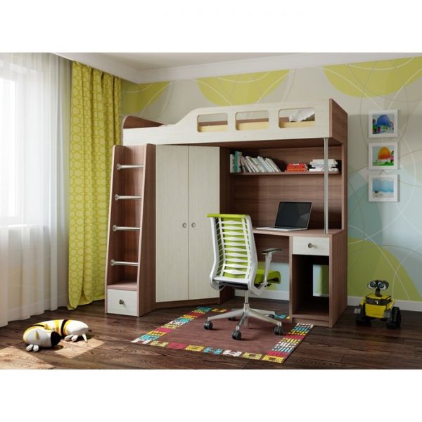 Детский комплекс «Астра 7», цвет дуб молочный/дуб молочный