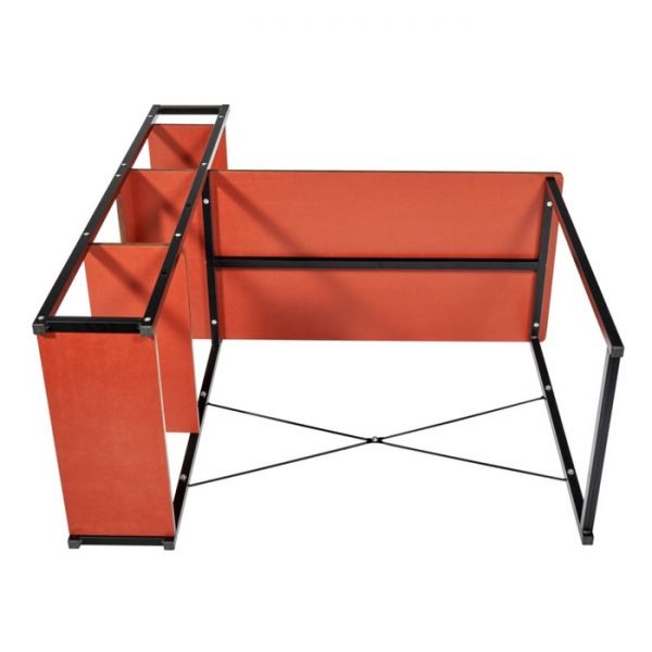 Стол письменный с полками Frame, 1000 ? 450 ? 1100 см, цвет дерево лофт / чёрный