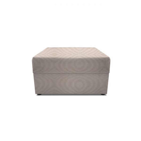 Пуф «Бергамо», бельевой короб, рогожка, цвет savana plus mocca