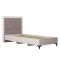 Кровать Кр-39 Фьюжн, 800х2000, Глиняный серый/Артвуд светлый