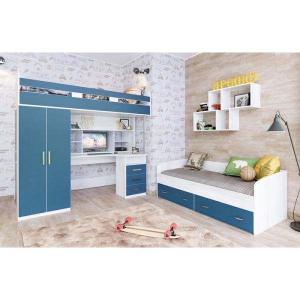Детская комната Аракс винтерберг/лазурь