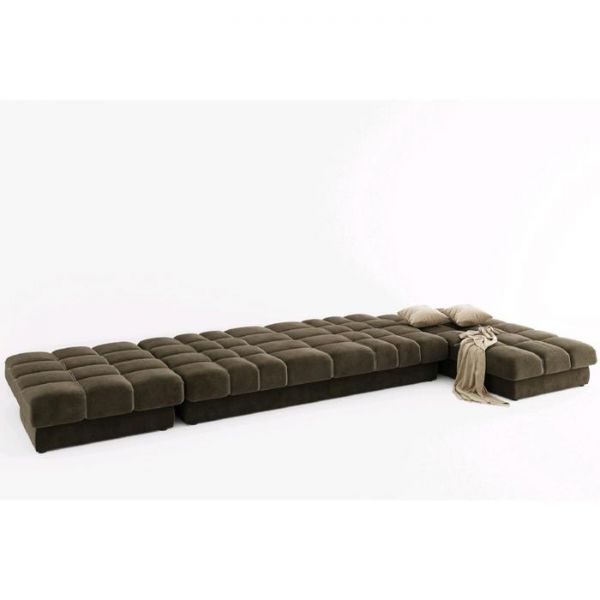 Комплект «Хьюстон», механизм книжка, велюр, цвет селфи 01 / подушки селфи 03