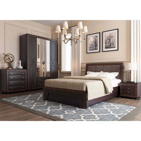 Кровать «Калипсо 14» с ПМ, 1400 ? 2000 мм, цвет венге