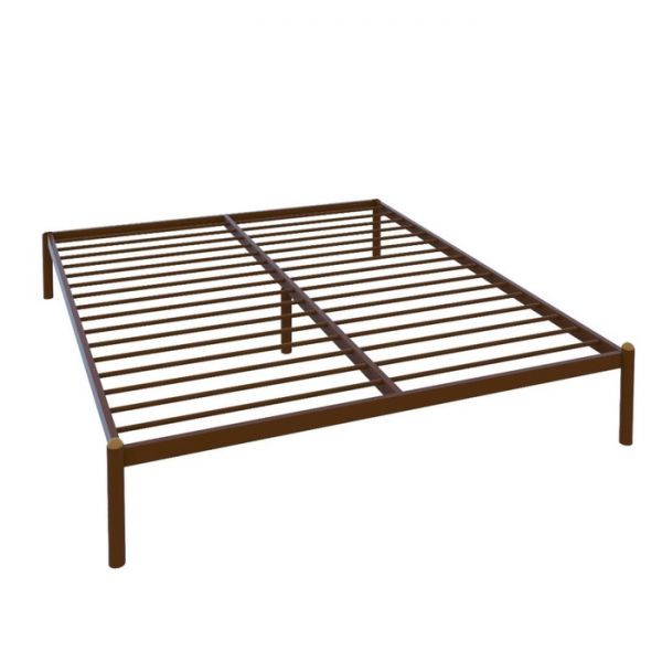 Кровать «Вероника», 1200 ? 1900 мм, металл, цвет коричневый