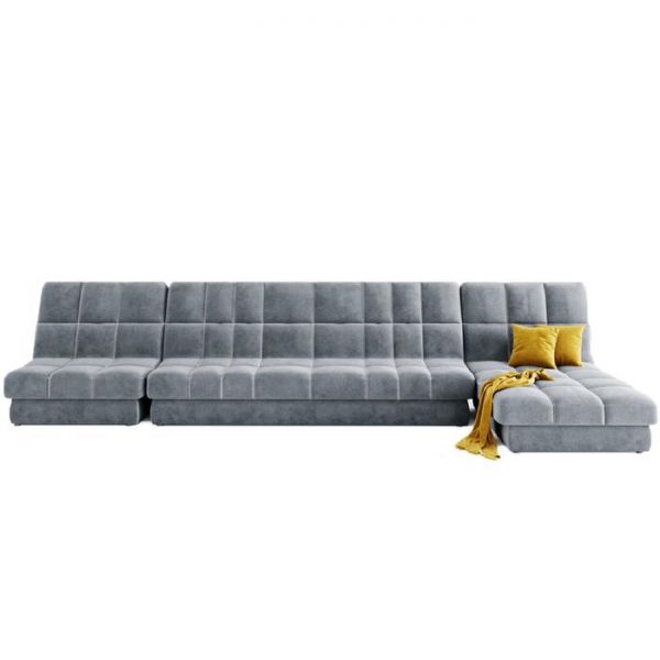 Комплект «Хьюстон», механизм книжка, велюр, цвет селфи 01 / подушки селфи 03